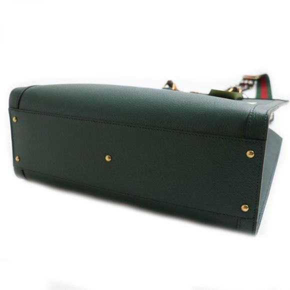 Gucci x Adidas Diana Large Tote Bag Dark Green - Picture 3 of 11